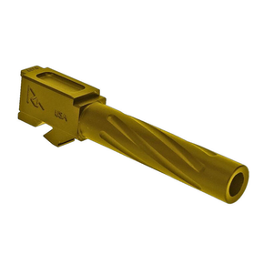 Rival Arms Standard Drop In Barrel for Glock 19 Gen 3/4 Gold QLRA20G201E Rival Arms Standard Drop In Barrel for Glock 19 Gen 3/4 Gold QLRA20G201E