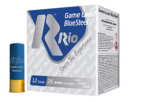 Rio Ammunition GLBS325 Game Load BlueSteel 12Gauge 2.75" 1 1/8oz 5Shot 25 Per Box/10 Case 158139 Rio Ammunition GLBS325 Game Load BlueSteel 12Gauge 2.75" 1 1/8oz 5Shot 25 Per Box/10 Case 158139