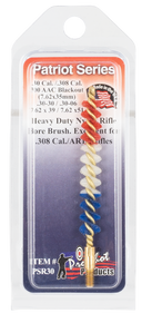 Pro-Shot PSR30 Patriot Series Bore Brush .30/ .308/ .300 Blackout/ 7.62mm Cal Rifle #8-32 Thread Nylon Bristles Brass Core 123003 Pro-Shot PSR30 Patriot Series Bore Brush .30/ .308/ .300 Blackout/ 7.62mm Cal Rifle #8-32 Thread Nylon Bristles Brass Core 123003