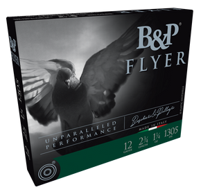 B&P 12B14P75 Competition Flyer 12Gauge 2.75" 1 1/4oz 7.5Shot 10 Per Box/10 Case 149220 B&P 12B14P75 Competition Flyer 12Gauge 2.75" 1 1/4oz 7.5Shot 10 Per Box/10 Case 149220