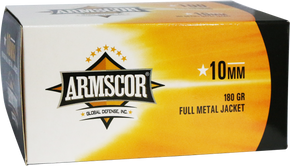 Armscor 50440 Precision Value Pack 10mmAuto 180gr Full Metal Jacket 100 Per Box/12 Case 134135 Armscor 50440 Precision Value Pack 10mmAuto 180gr Full Metal Jacket 100 Per Box/12 Case 134135