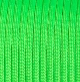 Mero 550 Paracord - 100' 550 lb Green Neon JD022