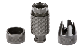 Spikes Tactical SAKB0200 Barking Spider2 Muzzle Brake Black Nitride 4140 Chromoly Steel with 5/8"-24 tpi Threads, 3.75" OAL & 1.40" Diameter for 30 Cal 99788 Spikes Tactical SAKB0200 Barking Spider2 Muzzle Brake Black Nitride 4140 Chromoly Steel with 5/8"-24 tpi Threads, 3.75" OAL & 1.40" Diameter for 30 Cal 99788