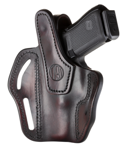 1791 Gunleather BHX3SBRR BHX OWB Size 03 Signature Brown Leather Belt Slide Compatible w/Glock 17/S&W M&P Shield/Sig P228 Right Hand 127720 1791 Gunleather BHX3SBRR BHX OWB Size 03 Signature Brown Leather Belt Slide Compatible w/Glock 17/S&W M&P Shield/Sig P228 Right Hand 127720