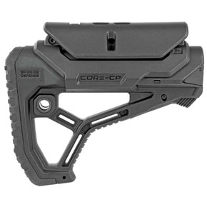 Fab Defense GL-CORE CP Buttstock with Adjustable Cheek-Rest for Milspec and Commercial Tubes Black NAfxglcorecpb Fab Defense GL-CORE CP Buttstock with Adjustable Cheek-Rest for Milspec and Commercial Tubes Black NAfxglcorecpb