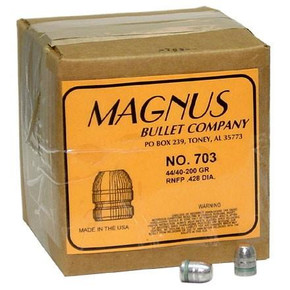 Magnus RNFP Bullets .44/.40 Cal .428" 200gr 500/ct AL703 Magnus RNFP Bullets .44/.40 Cal .428" 200gr 500/ct AL703