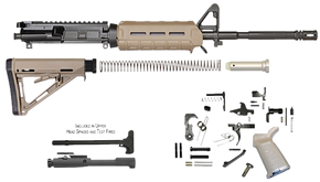 Del-Ton Inc RKT100MLOKDE  Rifle Kit 16" Manganese Phosphate Barrel 7075-T6 Aluminum Hard Coat Anodized Receiver 171873
