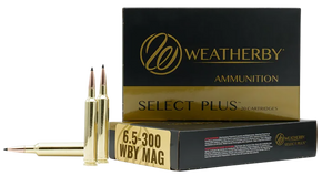Weatherby B653127LRX Select Plus  6.5-300WthbyMag 127gr Barnes LRX Lead Free 20 Per Box/10 Case 4539