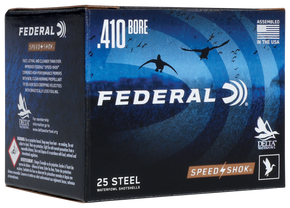 Federal WF4136 Speed-Shok  410Gauge 3" 3/8oz 6Shot 25 Per Box/10 Case 117518