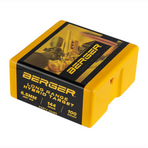 6.5MM (0.264'') 144GR LONG RANGE HYBRID TARGET 100/BOX 749014544 6.5MM (0.264'') 144GR LONG RANGE HYBRID TARGET 100/BOX 749014544