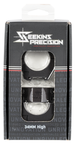 Seekins Precision 0010630006 Scope Rings Matte Black 34mm High 123468 Seekins Precision 0010630006 Scope Rings Matte Black 34mm High 123468