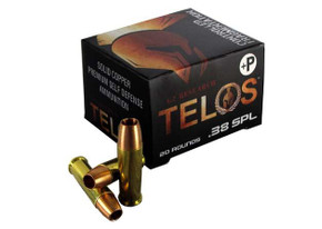 G2 Telos Handgun Ammunition .38 Spl(+P) 105 gr Frangible 1170 fps 20/ct QDG00618