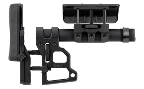 Mdt Sporting Goods Inc 102856BLK Skeleton Carbine Stock (SCS) Black Aluminum, Adj. Cheekrest/Buttpad, Buffer Tube, QD Sling Mounts 157622 Mdt Sporting Goods Inc 102856BLK Skeleton Carbine Stock (SCS) Black Aluminum, Adj. Cheekrest/Buttpad, Buffer Tube, QD Sling Mounts 157622