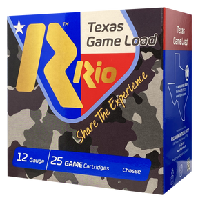 Rio Ammunition TGHV366 Texas Game Load High Velocity 12Gauge 2.75" 1 1/4oz 6Shot 25 Per Box/10 Case 151154 Rio Ammunition TGHV366 Texas Game Load High Velocity 12Gauge 2.75" 1 1/4oz 6Shot 25 Per Box/10 Case 151154