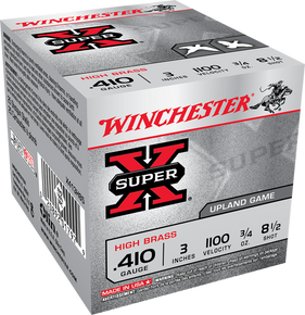Winchester Ammo X413H85 Super X Heavy Game Load High Brass 410Gauge 3" 3/4oz 8.5Shot 25 Per Box/10 Case 116649 Winchester Ammo X413H85 Super X Heavy Game Load High Brass 410Gauge 3" 3/4oz 8.5Shot 25 Per Box/10 Case 116649