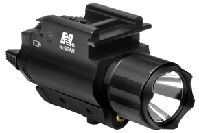 NcStar AQPFLS FlashLight & Red Laser Black Anodized 200 Lumens White Cree LED 73693 NcStar AQPFLS FlashLight & Red Laser Black Anodized 200 Lumens White Cree LED 73693
