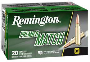 Remington Ammunition 27680 Premier Match 223Rem 69gr Sierra MatchKing BTHP 20 Per Box/10 Case 15931