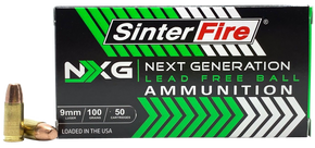 SinterFire Inc SF9100NXG Next Generation (NXG) 9mmLuger 100gr Lead Free Ball 50 Per Box/20 Case 145252 SinterFire Inc SF9100NXG Next Generation (NXG) 9mmLuger 100gr Lead Free Ball 50 Per Box/20 Case 145252