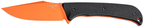 Hogue 35864 Extrak  3.30" Fixed Clip Point Plain Blaze Orange Cerakote CPM M4 Tool Steel Blade, Black Textured G10 Scales Handle 167669