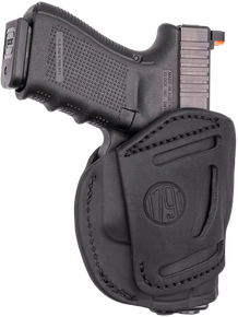 1791 Gunleather 4WH2SBLL 4-Way IWB/OWB Size 02 Stealth Black Leather Belt Clip Compatible w/Ruger LCP/S&W Bodyguard/Glock 42/43/43X Left Hand 118457 1791 Gunleather 4WH2SBLL 4-Way IWB/OWB Size 02 Stealth Black Leather Belt Clip Compatible w/Ruger LCP/S&W Bodyguard/Glock 42/43/43X Left Hand 118457