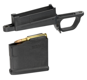Magpul MAG489-BLK Bolt Action Mag Well Hunter 700L Stock Made of Polymer w/ Black Finish Includes PMAG5 AC Magazine 114284