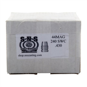 44 CAL (.430'') 240GR SWC LEAD BULLETS 500/BOX 100200035 44 CAL (.430'') 240GR SWC LEAD BULLETS 500/BOX 100200035
