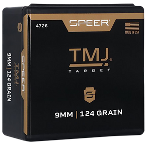 Speer 4726 TMJ Value Pack 9mm 124gr Total Metal Jacket 600 Per Box/1 Case 36124