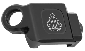UTG TLSWPM01 Angled QD Sling Swivel Adaptor Picatinny Black Aluminum 37105 UTG TLSWPM01 Angled QD Sling Swivel Adaptor Picatinny Black Aluminum 37105