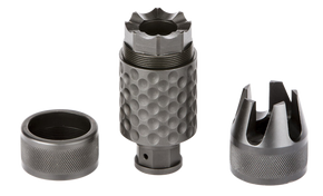 Spikes Tactical SAKB0100 Barking Spider2 Muzzle Brake Black Nitride 4140 Chromoly Steel with 1/2"-28 tpi Threads, 3.75" OAL & 1.40" Diameter for 5.56x45mm NATO 99787 Spikes Tactical SAKB0100 Barking Spider2 Muzzle Brake Black Nitride 4140 Chromoly Steel with 1/2"-28 tpi Threads, 3.75" OAL & 1.40" Diameter for 5.56x45mm NATO 99787