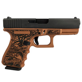 Glock 19 Gen 3 Custom "Georgia Clay" Handgun 9mm Luger 15rd Magazines (2) 4.02" Barrel Austria Made GLPI19502GACL Glock 19 Gen 3 Custom "Georgia Clay" Handgun 9mm Luger 15rd Magazines (2) 4.02" Barrel Austria Made GLPI19502GACL
