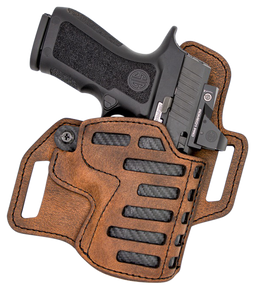 Versacarry C22142 Compound OWB Size 04 Brown Leather Belt Slide 151650 Versacarry C22142 Compound OWB Size 04 Brown Leather Belt Slide 151650