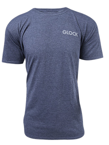 Glock AA75157 Pistol Flag Heather Navy Cotton/Polyester Short Sleeve Large Semi-Fitted 127133 Glock AA75157 Pistol Flag Heather Navy Cotton/Polyester Short Sleeve Large Semi-Fitted 127133