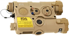 AGM Global Vision WLAD-CLA1-T1 WLAD-1T Tan Ultraviolet Laser & IR Pointer/Illuminator Coaxial Dual Laser White LED 300 Lumen 168433 AGM Global Vision WLAD-CLA1-T1 WLAD-1T Tan Ultraviolet Laser & IR Pointer/Illuminator Coaxial Dual Laser White LED 300 Lumen 168433