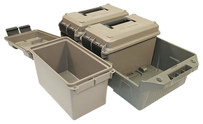 MTM Case-Gard AC3C 3-Can Ammo Crate 50Cal Dark Earth/Army Green Polypropylene 142132 MTM Case-Gard AC3C 3-Can Ammo Crate 50Cal Dark Earth/Army Green Polypropylene 142132
