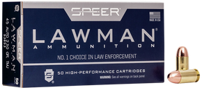 Speer 53653 Lawman 45ACP 230gr Total Metal Jacket Flat Nose 50 Per Box/20 Case 104312 Speer 53653 Lawman 45ACP 230gr Total Metal Jacket Flat Nose 50 Per Box/20 Case 104312