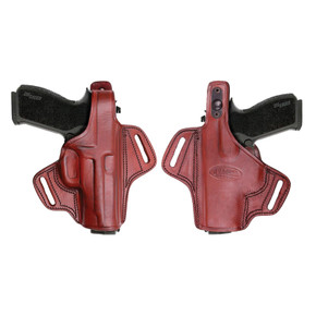 Tagua Gunleather Thumb Break Belt Holster for S&W L Frame 4" Brown Right Hand TYBH1942