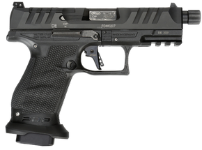 Walther Arms 2858151 PDP Compact Pro 9mm Luger 4.60" 10+1 Threaded Barrel Flared Magwell Black Steel Slide with Front Serrations & Optics Cut Performance Duty Textured Black Polymer Grip 141067 Walther Arms 2858151 PDP Compact Pro 9mm Luger 4.60" 10+1 Threaded Barrel Flared Magwell Black Steel Slide with Front Serrations & Optics Cut Performance Duty Textured Black Polymer Grip 141067