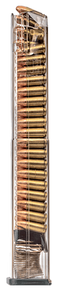 ETS Group GLK1840 Pistol Mags  40rd Extended 9mm Luger Compatible w/ Glock 17/18/19/26/34/45 Clear Polymer 117690