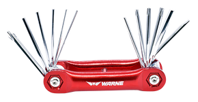 Warne RT1 Range Tool Red Aluminum Folding 103089 Warne RT1 Range Tool Red Aluminum Folding 103089