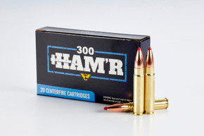 Wilson Combat HAM R Sierra Rifle Ammunition .300 HAM R 135gr HP 2400 fps 20/ct WCA300HMR135FTX Wilson Combat HAM R Sierra Rifle Ammunition .300 HAM R 135gr HP 2400 fps 20/ct WCA300HMR135FTX