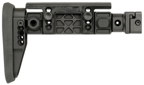 Midwest Industries MIAKALPHAFS Alpha Folding Stock Black Synthetic Side Folding Stock with Adjustable Cheekrest, Compatible w/ 1913 Picatinny Rail Adapter for AK-Platform 154440