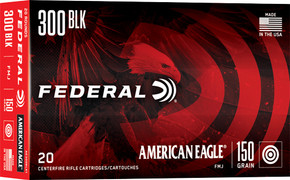 FEDERAL AE 300 AAC 150GR FMJBT 20RD 25BX/CS AE300BLK1