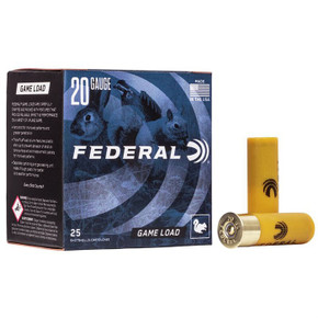 GAME LOAD UPLAND 20 GAUGE 2-3/4'' 7/8OZ #8 SHOT 25/BOX 105003176