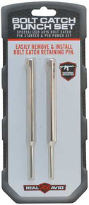 Real Avid AVBCPS Bolt Catch Punch Set Silver 223 Rem/5.56x45mm NATO AR-Platform 2 Pieces 133698