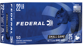 Federal 716 Small Game & Target 22LR 25gr #12 Lead Bird Shot 50 Per Box/50 Case 65669 Federal 716 Small Game & Target 22LR 25gr #12 Lead Bird Shot 50 Per Box/50 Case 65669