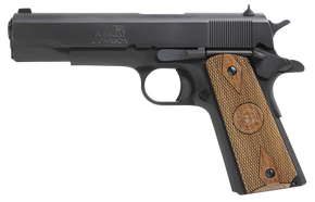 Iver Johnson Arms 1911A1938 1911 A1 38 Super 9+1 5" Black Steel Barrel, Matte Blued Serrated Steel Slide & Frame w/Beavertail, Double Diamond Checkered Walnut Grip 151701 Iver Johnson Arms 1911A1938 1911 A1 38 Super 9+1 5" Black Steel Barrel, Matte Blued Serrated Steel Slide & Frame w/Beavertail, Double Diamond Checkered Walnut Grip 151701
