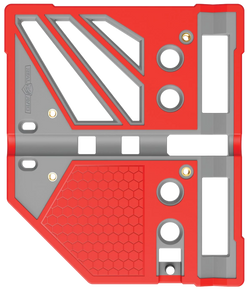 Real Avid AVMBBPRO Master Bench Block Pro Gray/Red Durable Resin Compatible w/ Pistols/Long Guns 165855