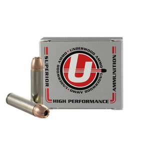Underwood Handgun Ammunition .500 Auto Max 350gr JHP 2300 fps 20/ct UB926 Underwood Handgun Ammunition .500 Auto Max 350gr JHP 2300 fps 20/ct UB926