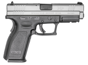 Springfield Armory XD9302 XD Service *CA Compliant 40 S&W 10+1 4" Black Melonite Steel Barrel, Serrated Stainless Steel Slide, Black Polymer Frame w/Picatinny Rail 12560