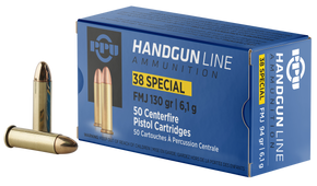 PPU PPH38SF Handgun 38Special 130gr Full Metal Jacket 50 Per Box/10 Case 57059 PPU PPH38SF Handgun 38Special 130gr Full Metal Jacket 50 Per Box/10 Case 57059